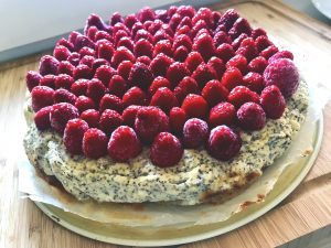 Makový cheesecake