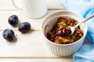 slivková kaša s makom fitness recept