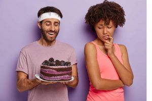 fit valentínska torta nepečená