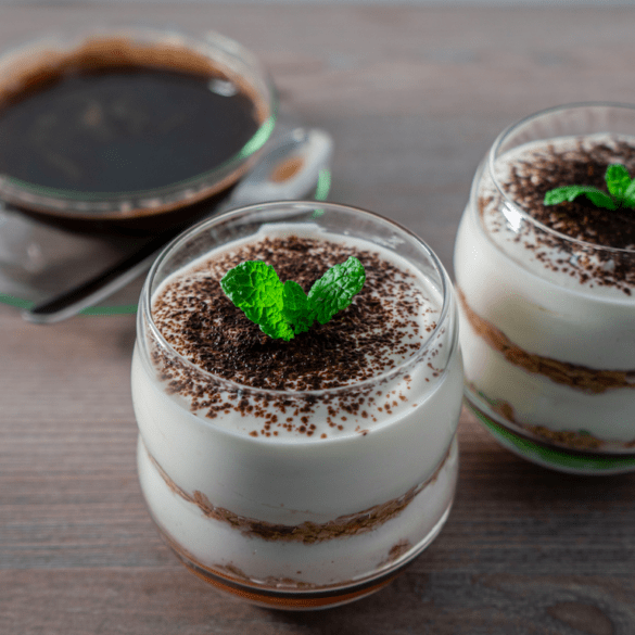 tiramisu, Tiramisu z tvarohu