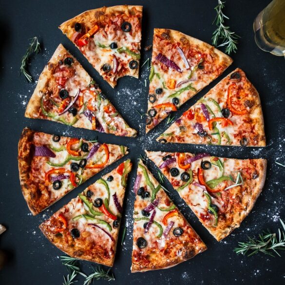 vegetariánska pizza z vaječných bielkov, Vegetariánska pizza z vaječných bielkov