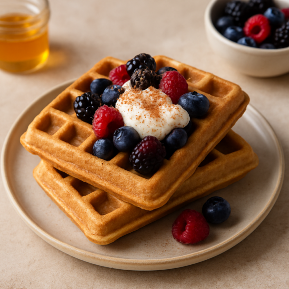 prote&iacute;nov&eacute; vafle, Prote&iacute;nov&eacute; vafle bez prote&iacute;nov&eacute;ho pr&aacute;&scaron;ku